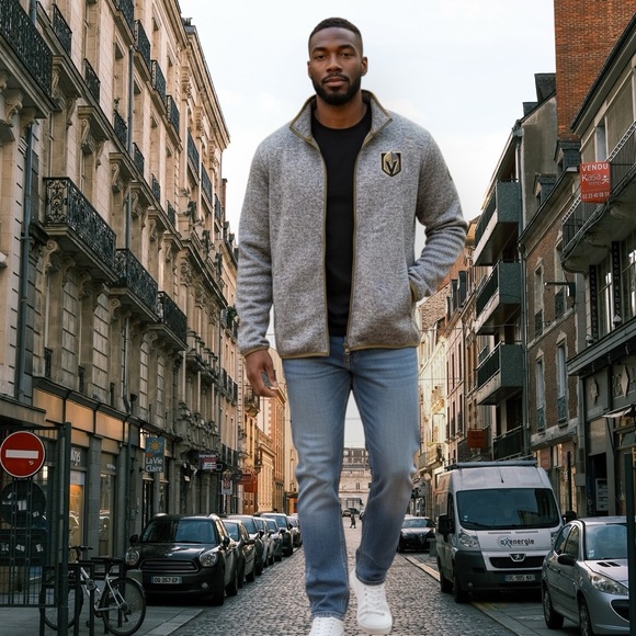 Las Vegas Golden Knights men’s Gray Jacket - Picture 3 of 12